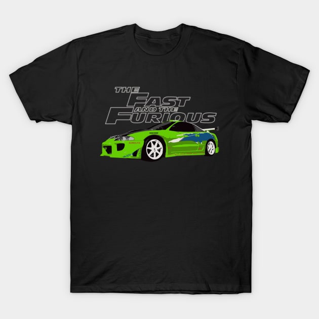 The Fast and Furious Eclipse T-Shirt by cowtown_cowboy